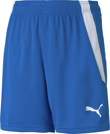 Spodenki dla dzieci Puma teamLIGA Shorts Junior niebieskie 704931 02