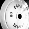 Talerz olimpijski stalowy kalibrowany na gryf olimpijski HMS TOS150 15 kg