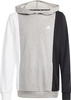 Bluza dla dzieci adidas CB FT HD szaro-biało-czarna IP0386