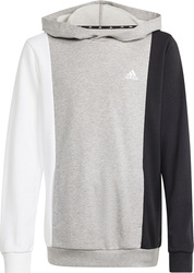 Bluza dla dzieci adidas CB FT HD szaro-biało-czarna IP0386