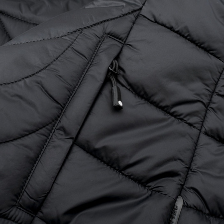 Damska kamizelka z kapturem pikowana Hi-tec Lady Nevi czarna rozmiar M