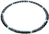 Hula hop masujący z magnesami HMS HHP006 czarno-niebieski 98 cm