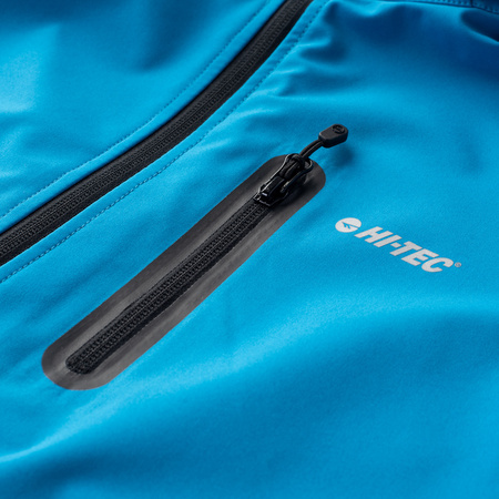 Męska kurtka przejściowa softshell membrana 10000mm Nikos II niebieska rozmiar XL