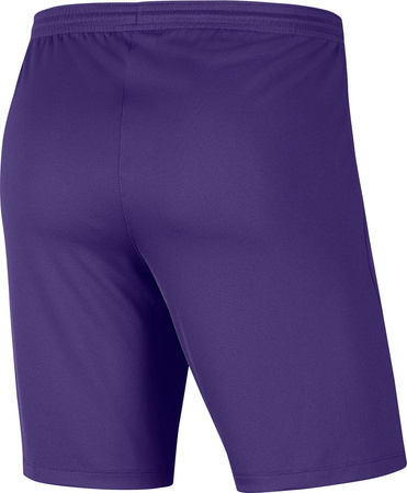 Spodenki treningowe krótkie dziecięce Nike Dry Park III NB K fioletowe BV6865 547