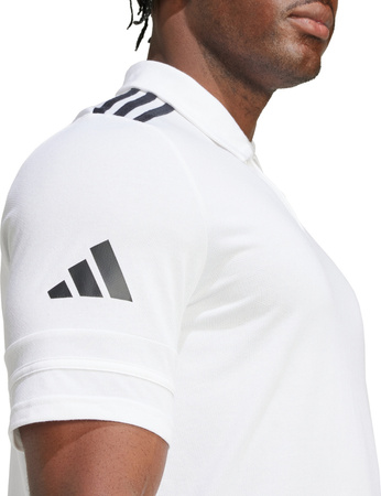 Koszulka męska adidas Squadra 25 Polo biała JY3419