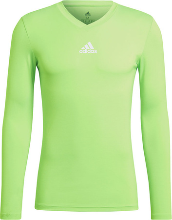 Koszulka termoaktywna męska adidas Team Base Tee jasnozielona GN7505