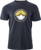 Męska koszulka z krótkim rękawem t-shirt bawełniany Zergo granat rozmiar XXXL