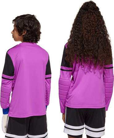 Koszulka bramkarska dla dzieci adidas Squadra 25 Long Sleeve fioletowa JJ1939