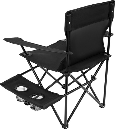 Krzesło fotel turystyczne plażowe składane Nils Camp NC3301 czarne