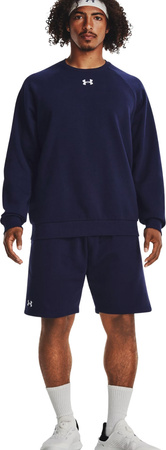 Spodenki męskie Under Aromur Rival Fleece granatowe 1379779 410