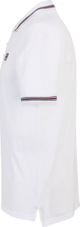 Koszulka męska polo Fila Lubbeek biała FAM0898 10001