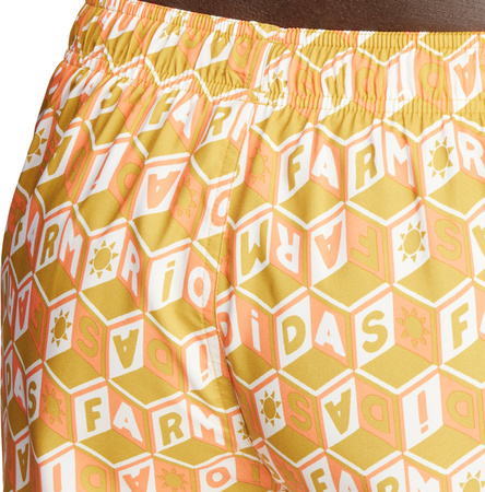 Spodenki szorty kąpielowe męskie adidas FARM Rio 3-Stripes CLX żółte IR6199