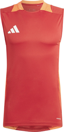 Koszulka męska adidas Tiro 24 Competition Training Sleeveless Jersey czerwona IR5474