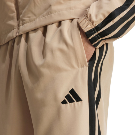 Dres męski adidas Sportswear Basic 3-Stripes Woven beżowy JX3149