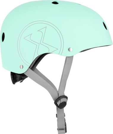 Dziecięcy kask rowerowy na rolki hulajnogę regulowany Nils Extreme MTW001-1 miętowy r L (58-61cm)