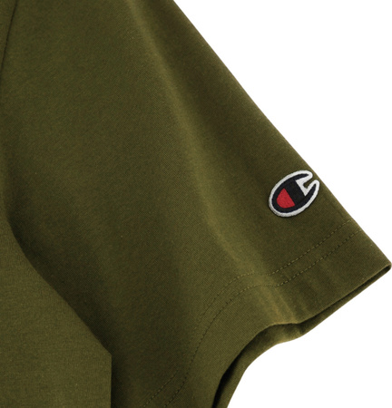 Koszulka męska Champion SS Tee oliwkowa 220256 GS573