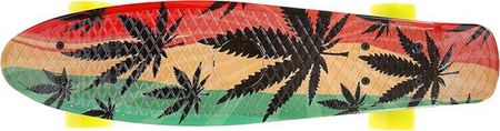 Deskorolka pennyboard fiszka plastikowa Art Reggae Gandzia Signa 56 cm ABEC-7