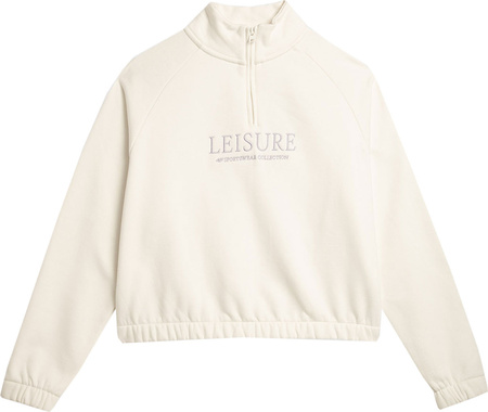 Bluza damska 4F F0718 kremowa 4FAW23TSWSF0718 12S