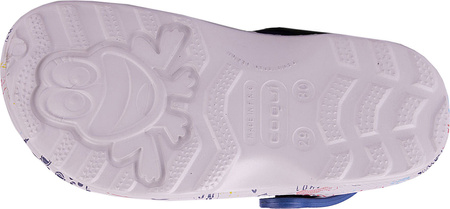 Chodaki sandały klapki dla dzieci Coqui Little Frog Game Over szare 8701-249-3021