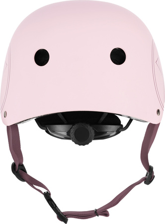 Dziecięcy kask rowerowy na rolki hulajnogę regulowany Nils Extreme MTW001-1 ciemnoróżowy r XS (48-52CM)