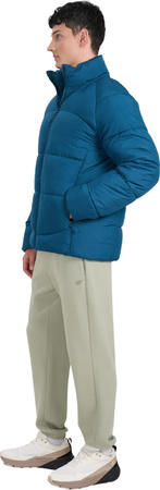 Kurtka puchowa męska 4F M0707 niebieska 4FRAW25TDJAM0707 30S