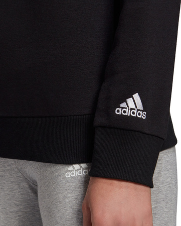 Bluza damska adidas Essentials Linear Sweatshirt czarna GL0718