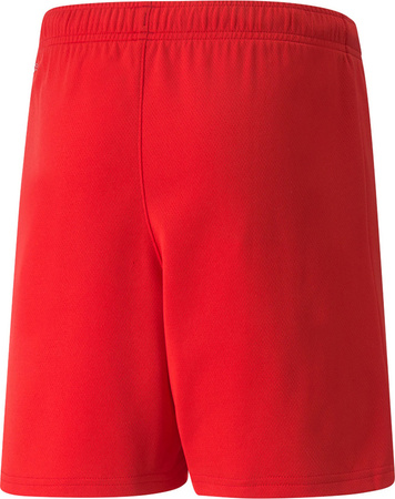 Spodenki dla dzieci Puma teamRISE Short Jr czerwone 704943 01
