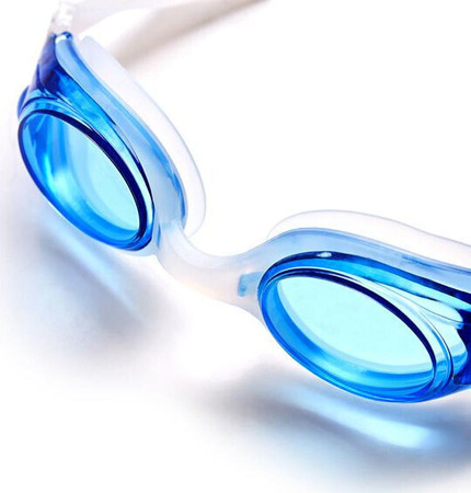 Okularki pływackie Nils aqua nqg600af biały/ niebieski