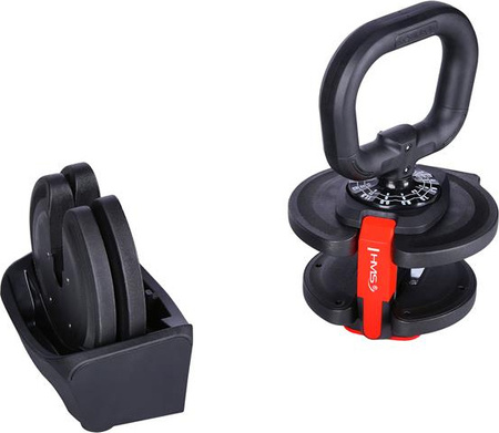 Zestaw regulowanych sztangielek 41 kg HMS sgr18 pro set 3w1