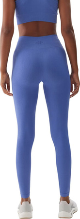 Legginsy damskie 4F F278 fioletowe 4FWAW24TFTIF278 31S