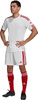 Spodenki treningowe krótkie męskie adidas Squadra 21 Shorts biało-czerwone adidas GN5770