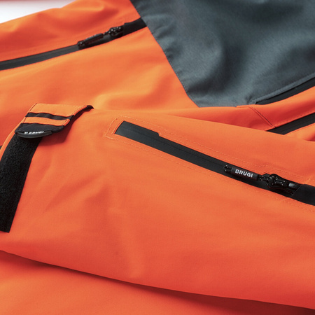 Męska kurtka narciarska ocieplana zimowa membrana 10000mm Brugi 4ARK rozmiar M