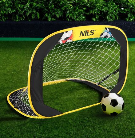Bramka piłkarska samorozkładająca treningowa przenośna Nils BR2415 110×78×78 cm