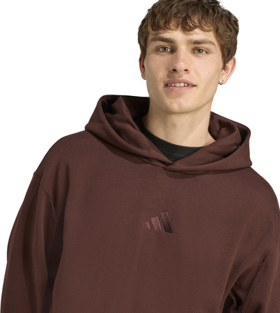 Bluza męska adidas All Szn Fleece brązowa JX5090