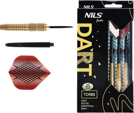 Rzutki do darta Nils Fun TDR01 steeltip zestaw 3 sztuk