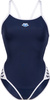 Damski Strój Kąpielowy Women's Arena Icons Super Fly Back Solid  navy-white rozmiar 26