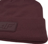 Czapka dla dzieci zimowa ciepła 4F U653 ciemny fiolet 4FJWAW25ACAPU653 50S