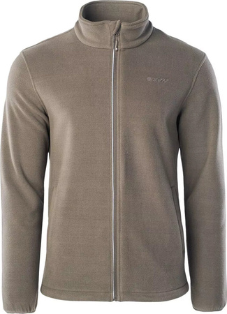 Męski polar bluza polarowa ciepła 280g/m2 Hi-tec Nader khaki rozmiar XL