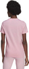 Koszulka damska adidas Loungwear Essentials Slim Logo Tee różowa HD1681
