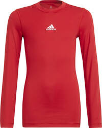 Koszulka dla dzieci adidas Youth Techfit Long Sleeve czerwona H23154