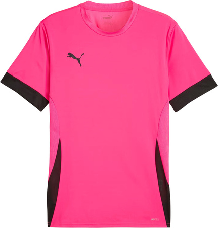 Koszulka męska Puma teamGoal Matchday Jersey różowo-czarna 705747 27