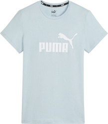 Koszulka damska Puma ESS Logo Tee błękitna 586775 25