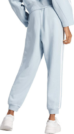 Spodnie damskie adidas Essentials 3-Stripes French Terry Loose-Fit niebieskie IL3447