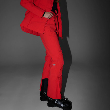 Spodnie narciarskie damskie 4F FNK F0944 czerwone 4FWAW25TFTRF0944 62S