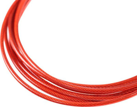 Skakanka Szybka HMS SK52 czerwono-czarna