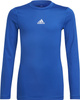 Koszulka dla dzieci adidas Youth Techfit Long Sleeve niebieska H23155