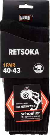 Męskie skarpety za kostkę z Wełną Merino Magnum Retsoka rozmiar 36-39