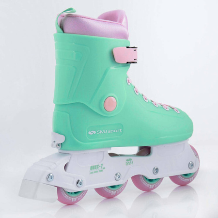 Łyżworolki rolki regulowane ABEC-7 koła 72mm SMJ UT700 RETRO