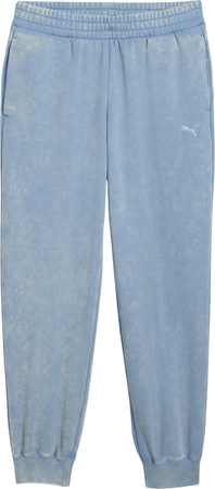 Spodnie damskie Puma ESS Elevated Comfort Wash Sweatpants niebieskie 688104 34