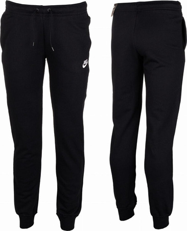 Spodnie damskie Nike W Essential Pant Reg Fleece czarne BV4095 010